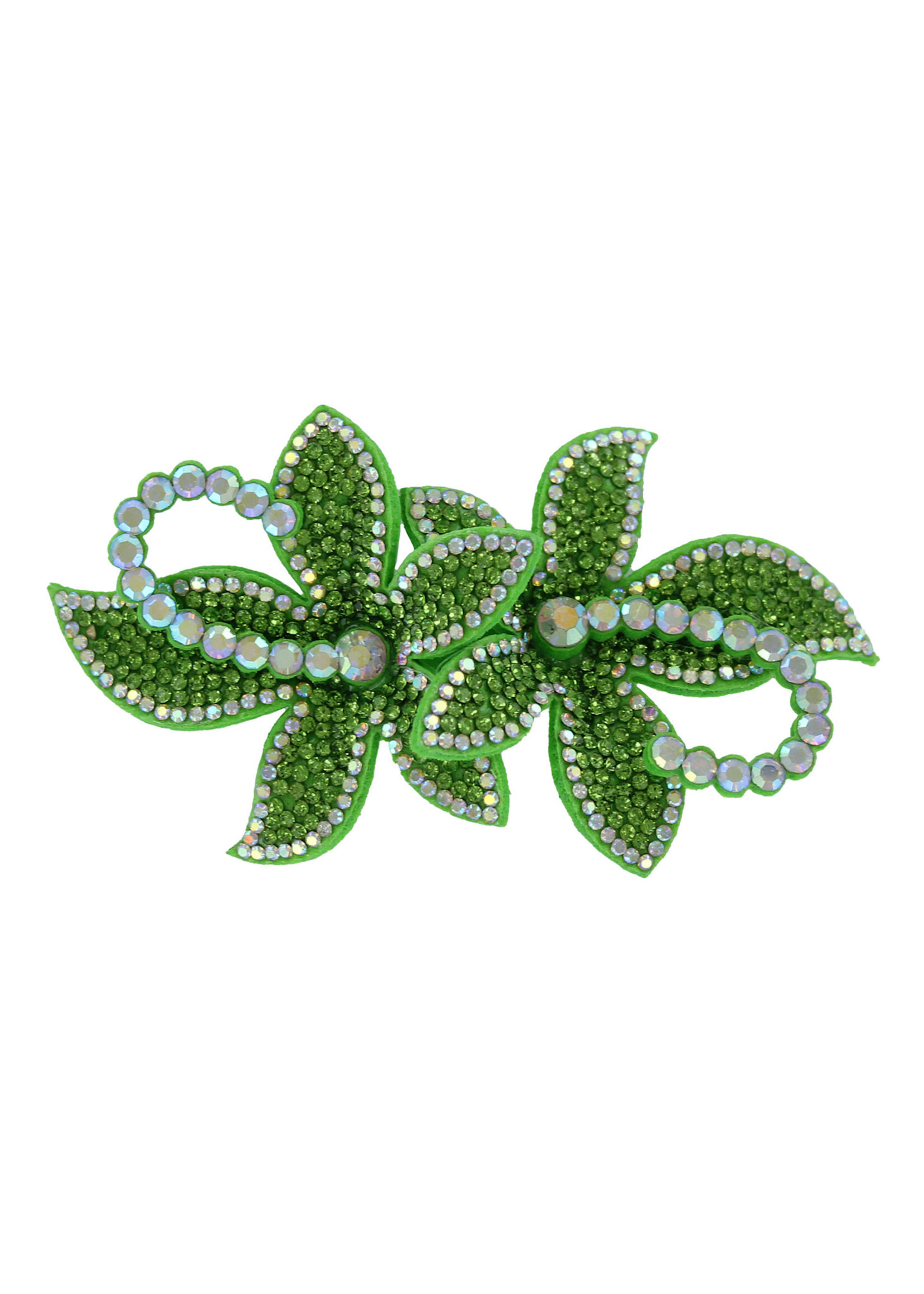Thetru Speldje bloem "Sequin Flower" Groen