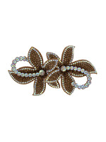 Thetru Speldje bloem "Sequin Flower" Goud