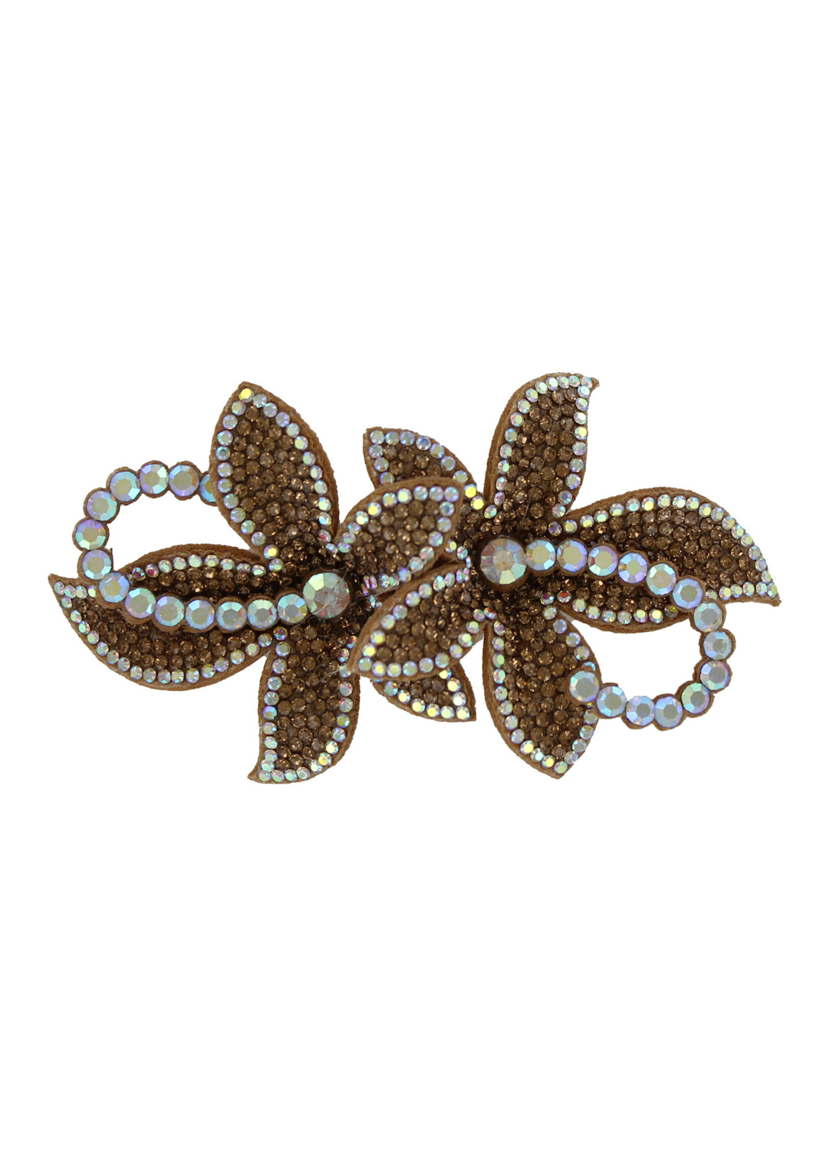 Thetru Speldje bloem "Sequin Flower" Goud