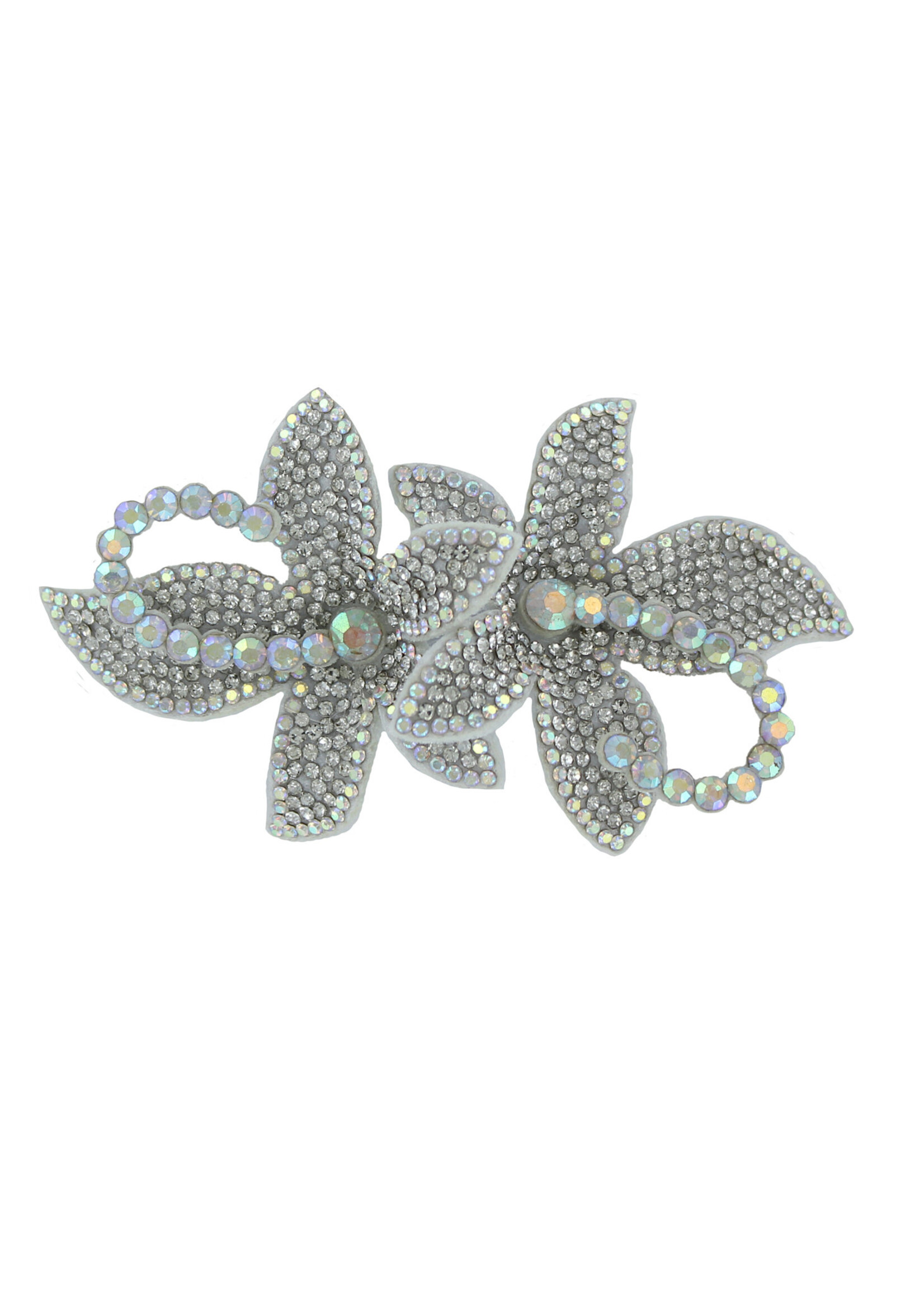 Thetru Speldje bloem "Sequin Flower" Zilver