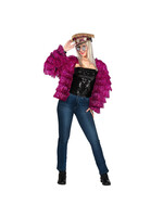 Wilbers & Wilbers Festival tinsel jasje Neon-pink