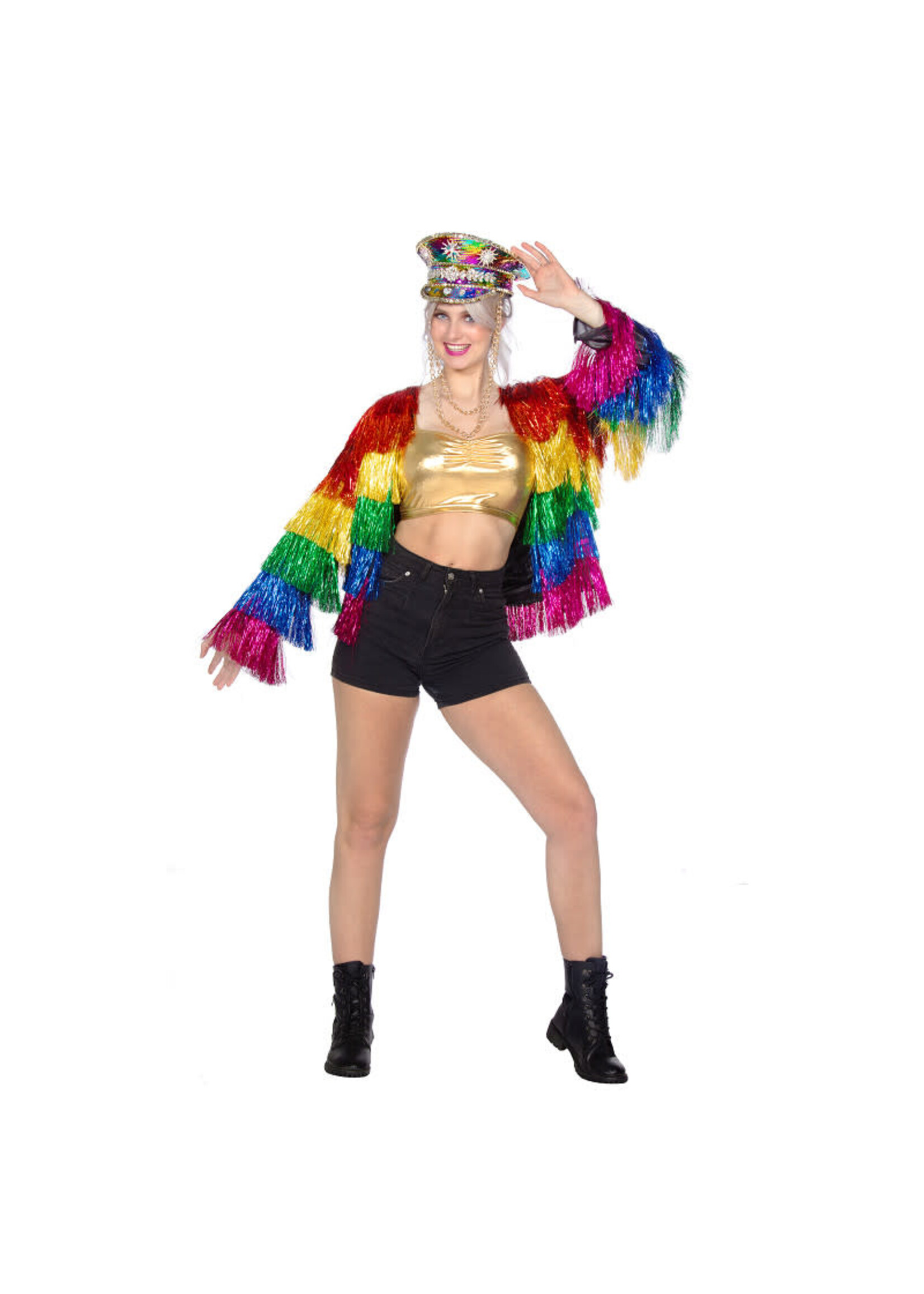 Wilbers & Wilbers Festival tinsel jasje Rainbow