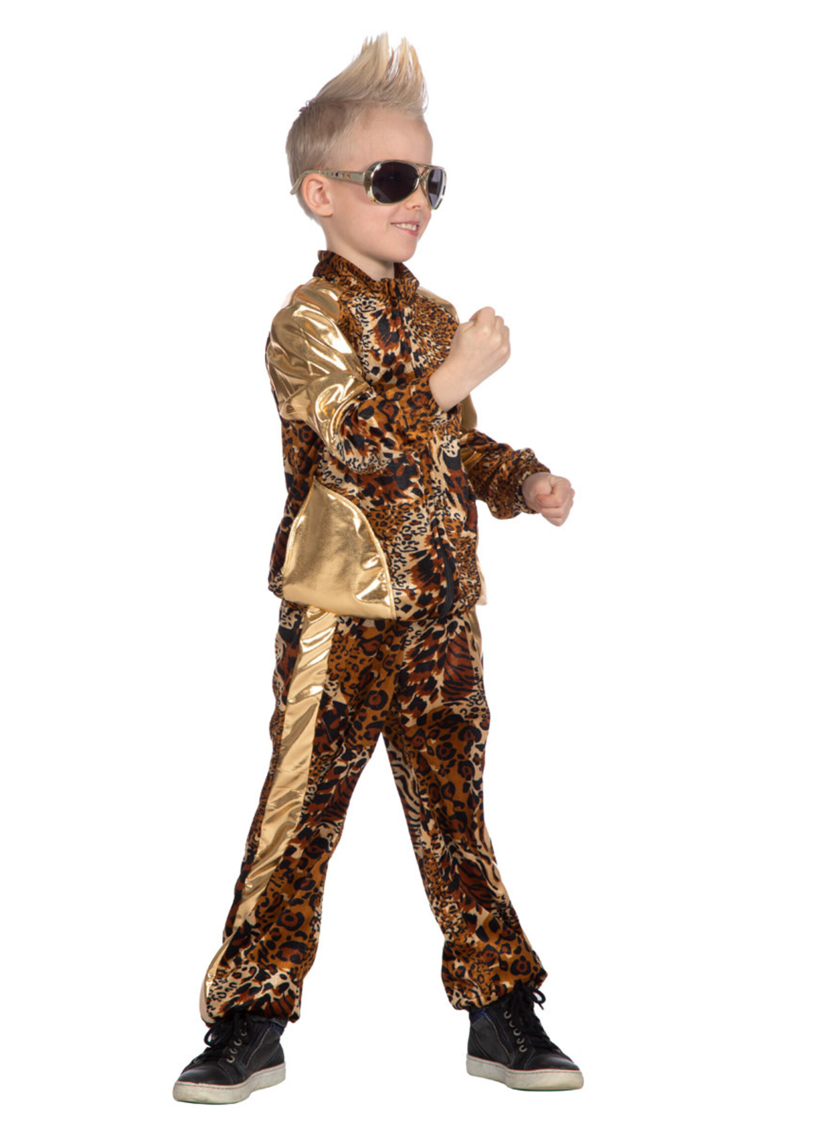 Feestkleding Breda Trainingspak panter kind Unisex