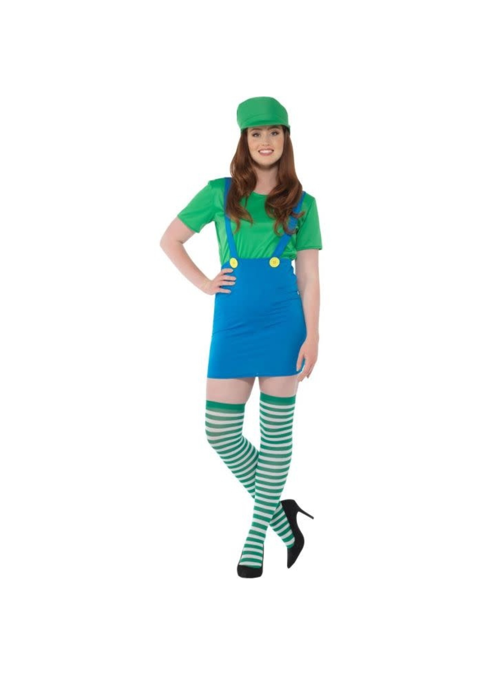 Feestkleding Breda Loodgieter dame groen