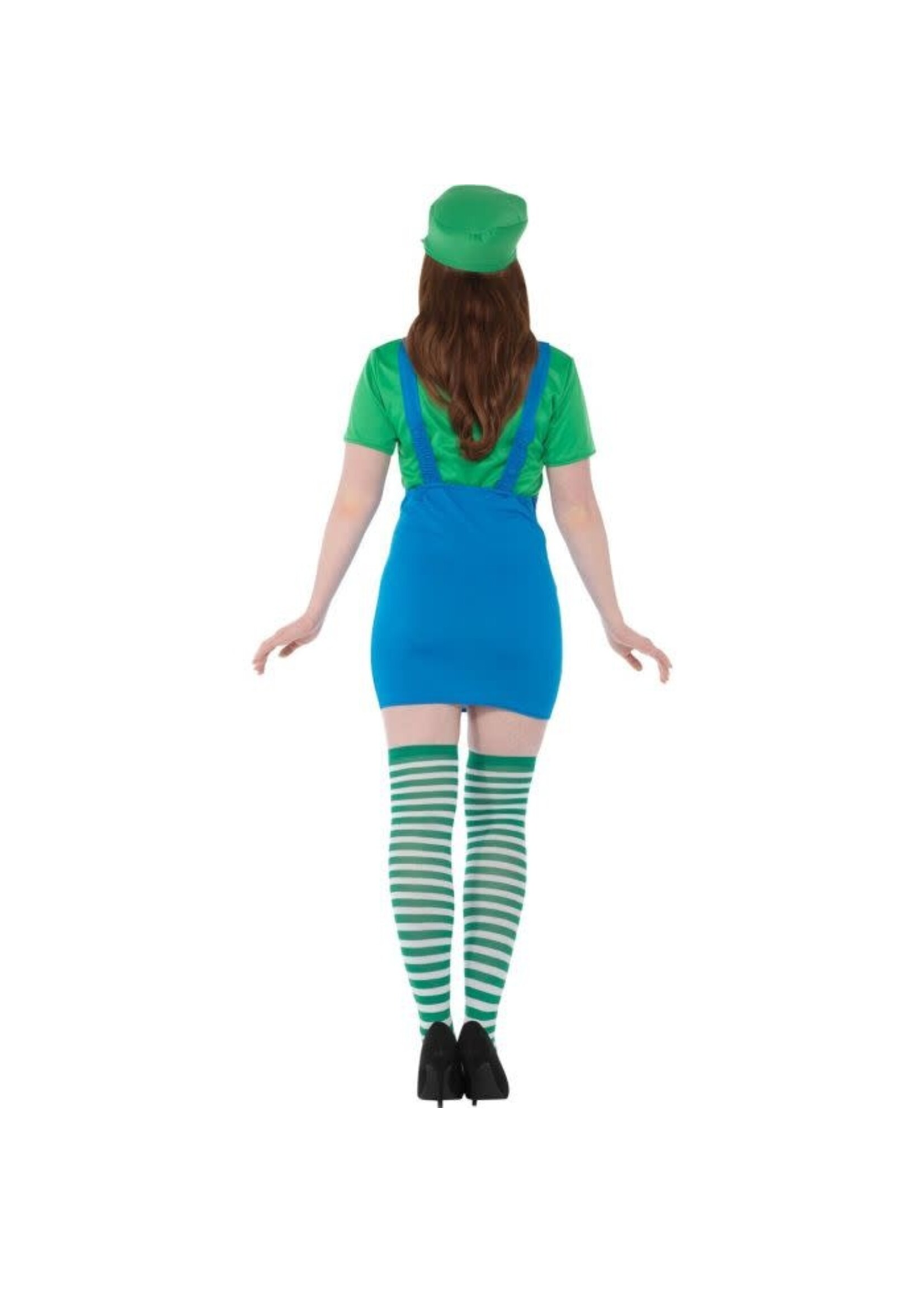 Feestkleding Breda Loodgieter dame groen