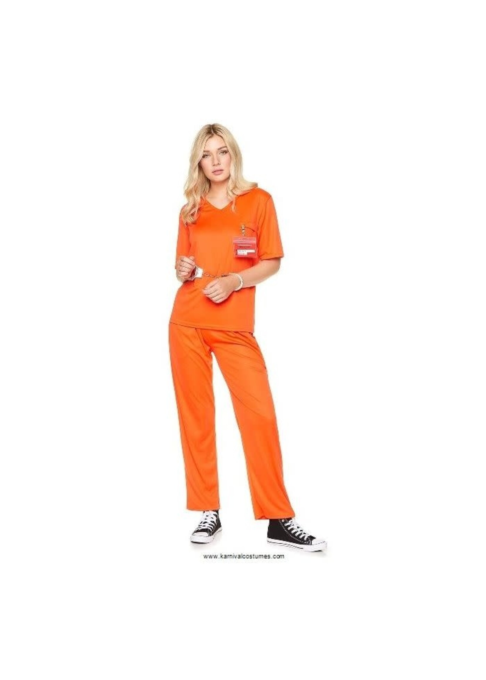 Feestkleding Breda Gevangene oranje dames