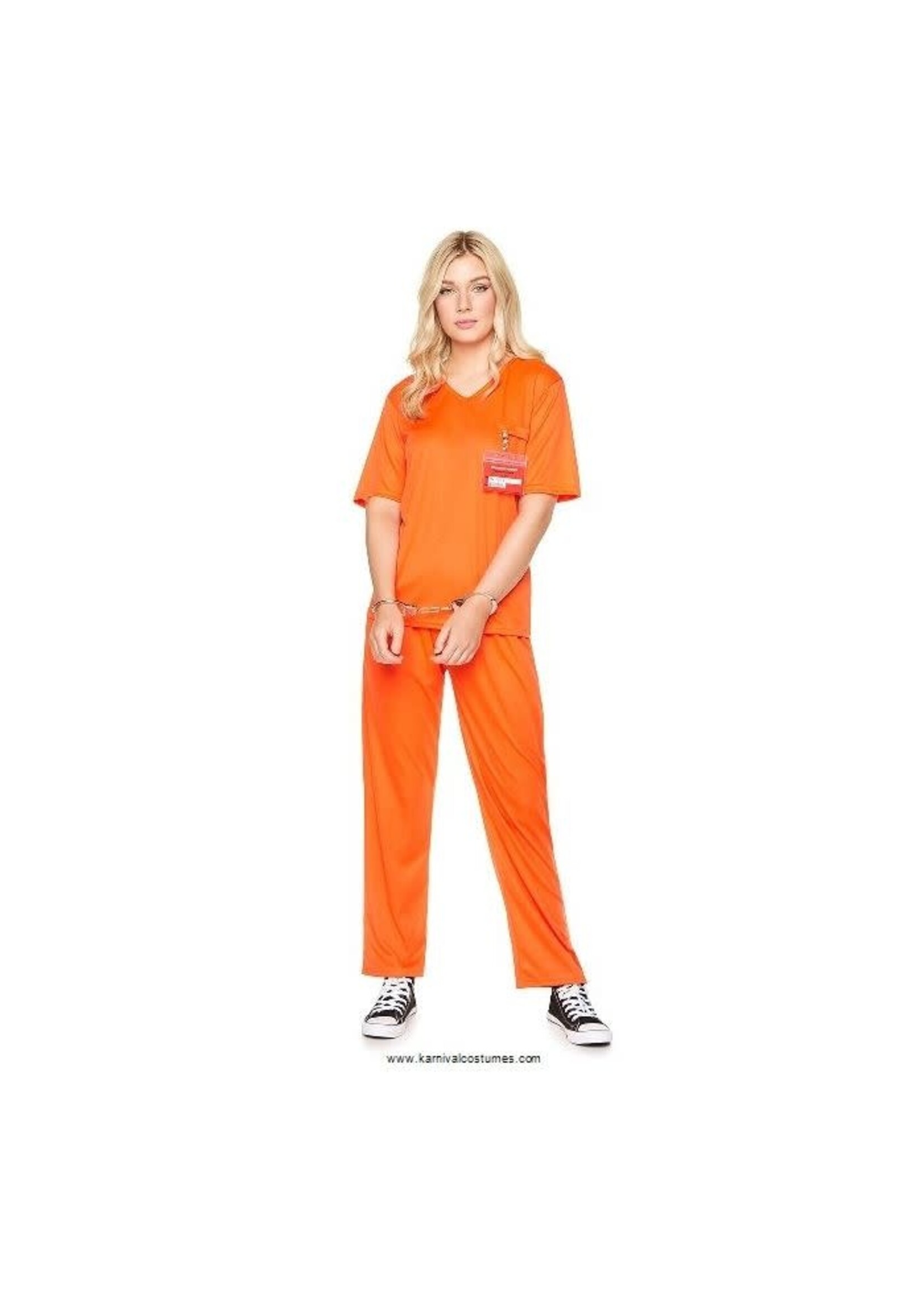 Feestkleding Breda Gevangene oranje dames