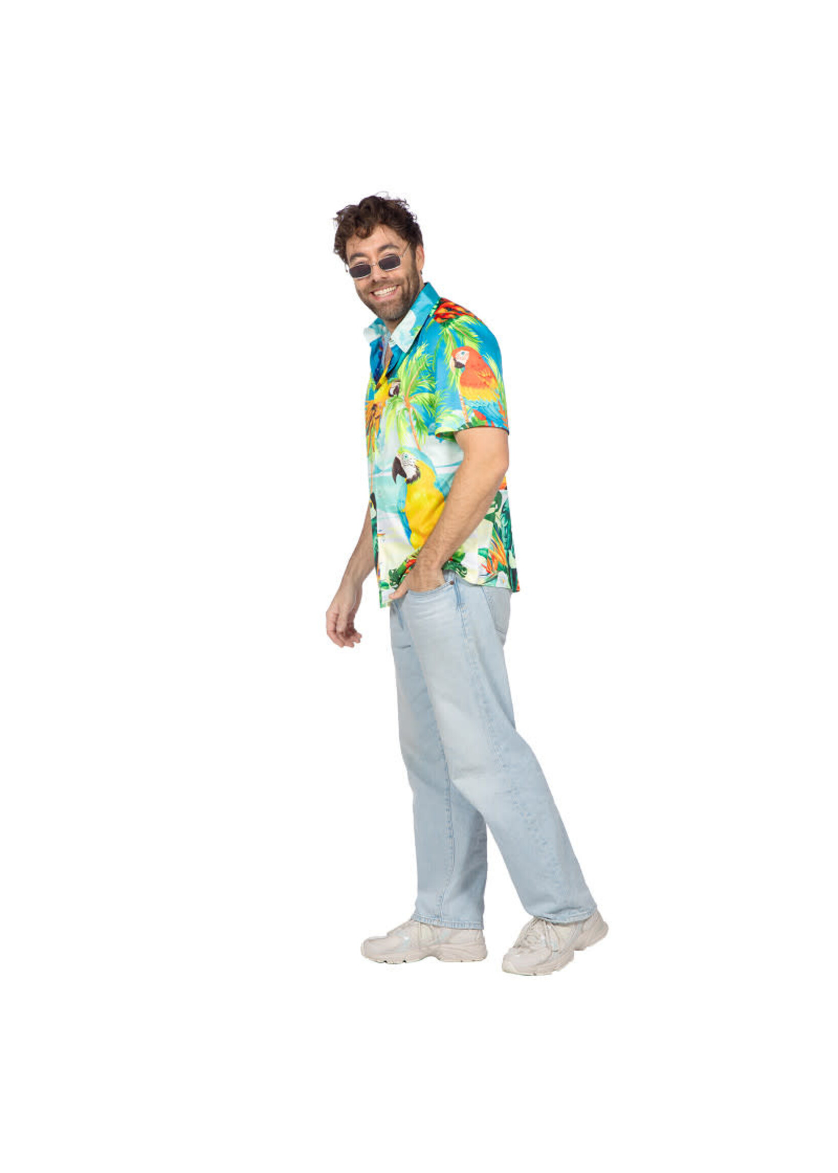 Wilbers & Wilbers Hawaiishirt papegaai