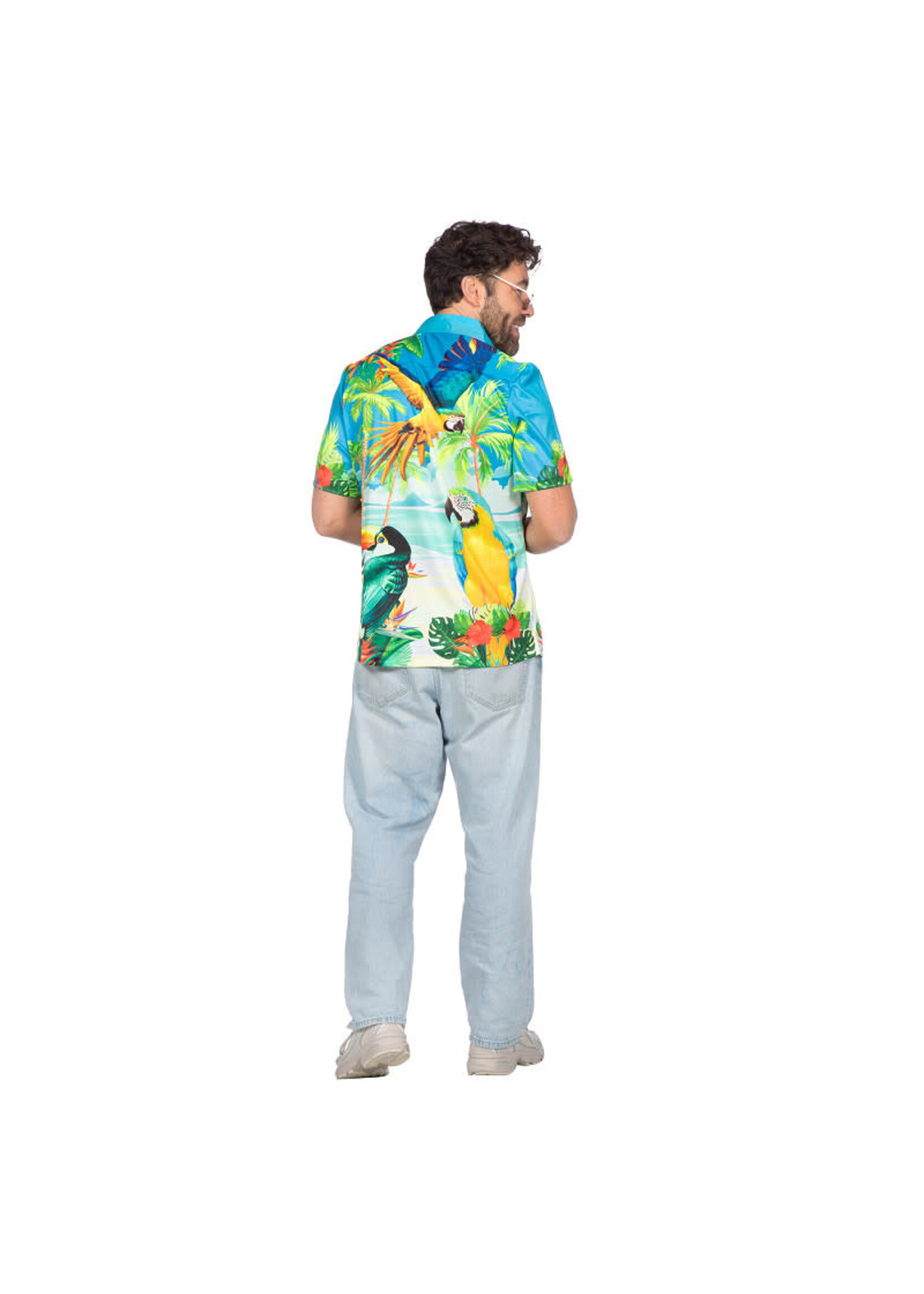 Wilbers & Wilbers Hawaiishirt papegaai