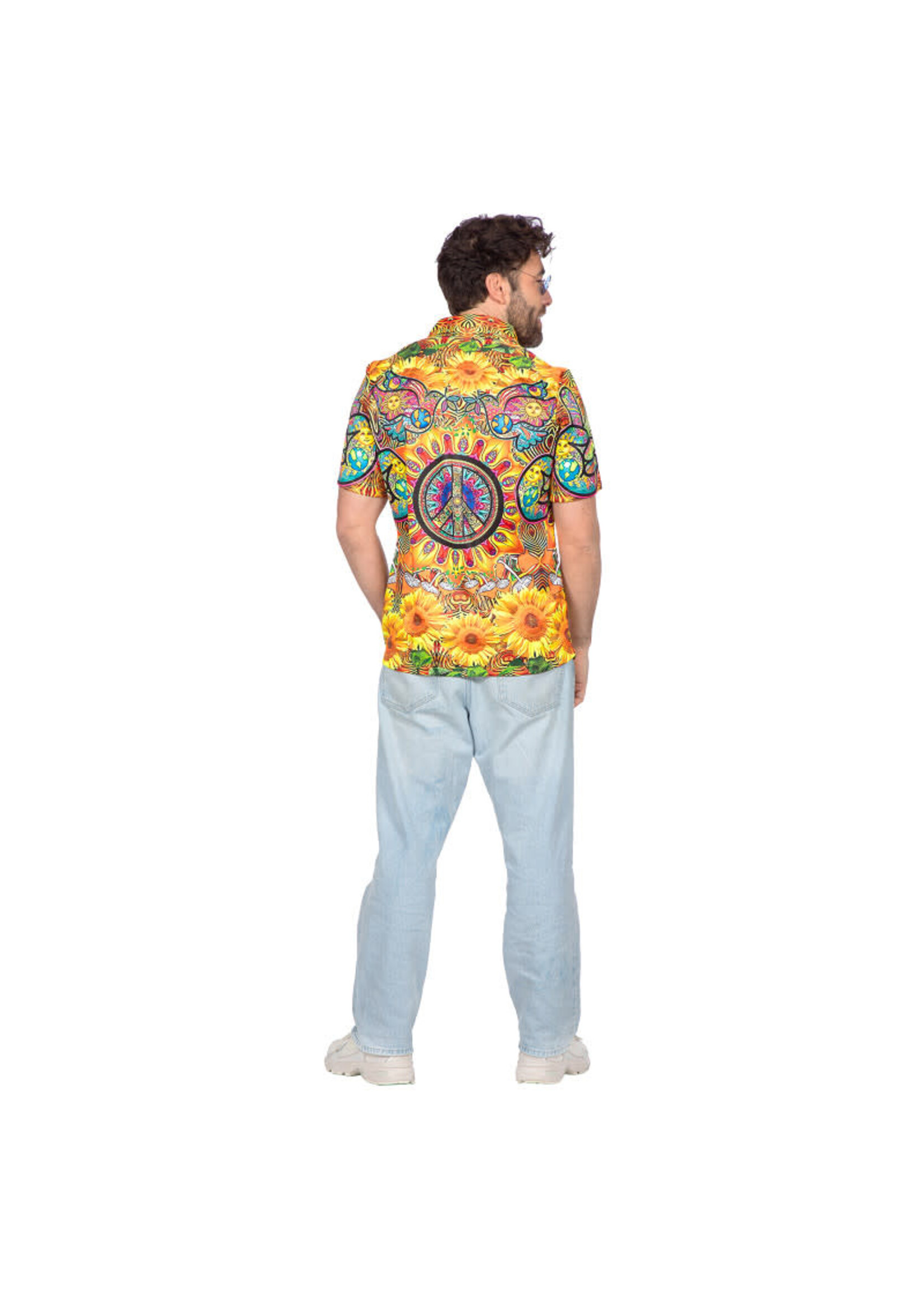 Wilbers & Wilbers Party shirt hippie zonnebloem
