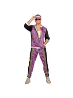 Wilbers & Wilbers Trainingspak panter purple heer