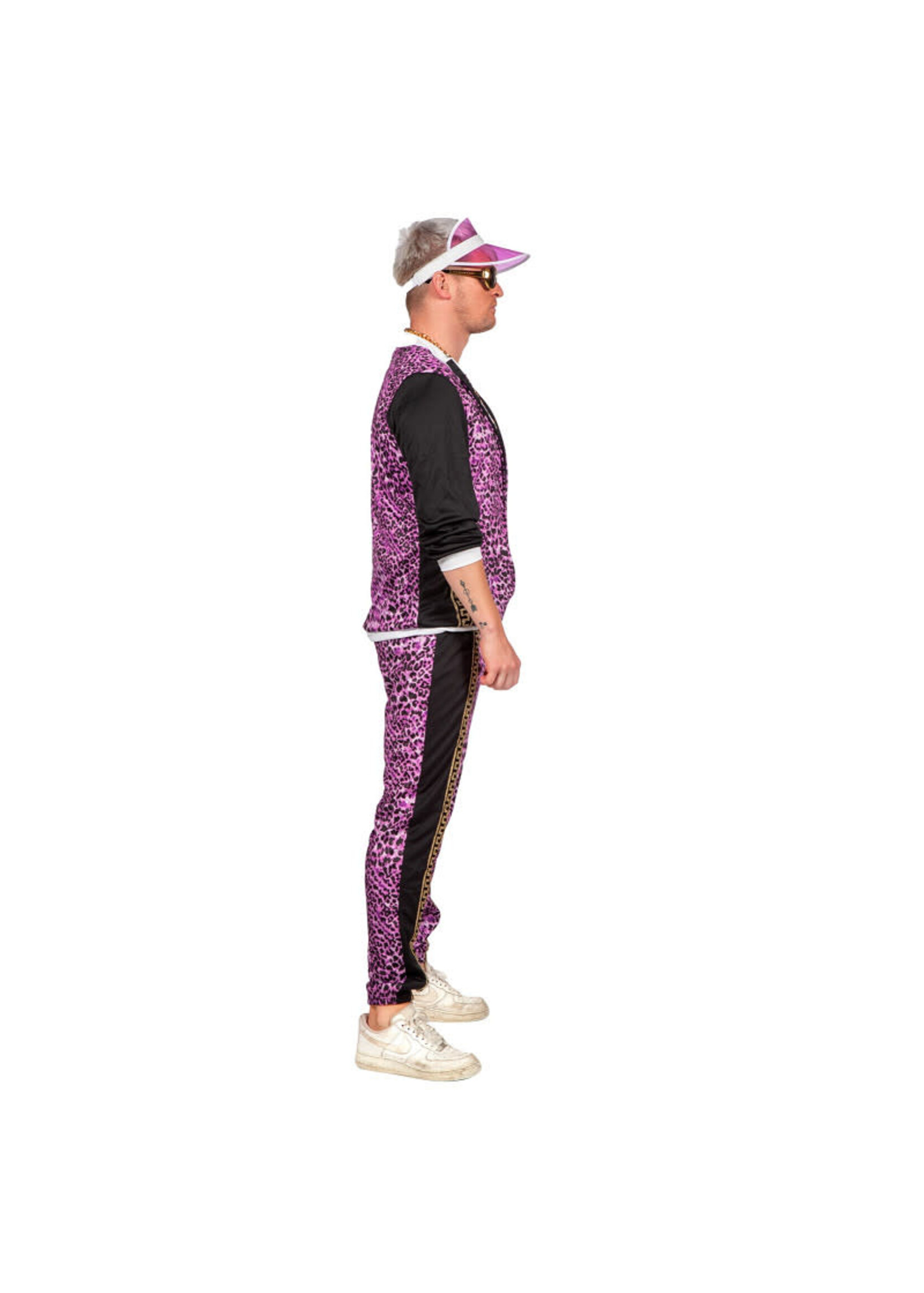 Wilbers & Wilbers Trainingspak panter purple heer