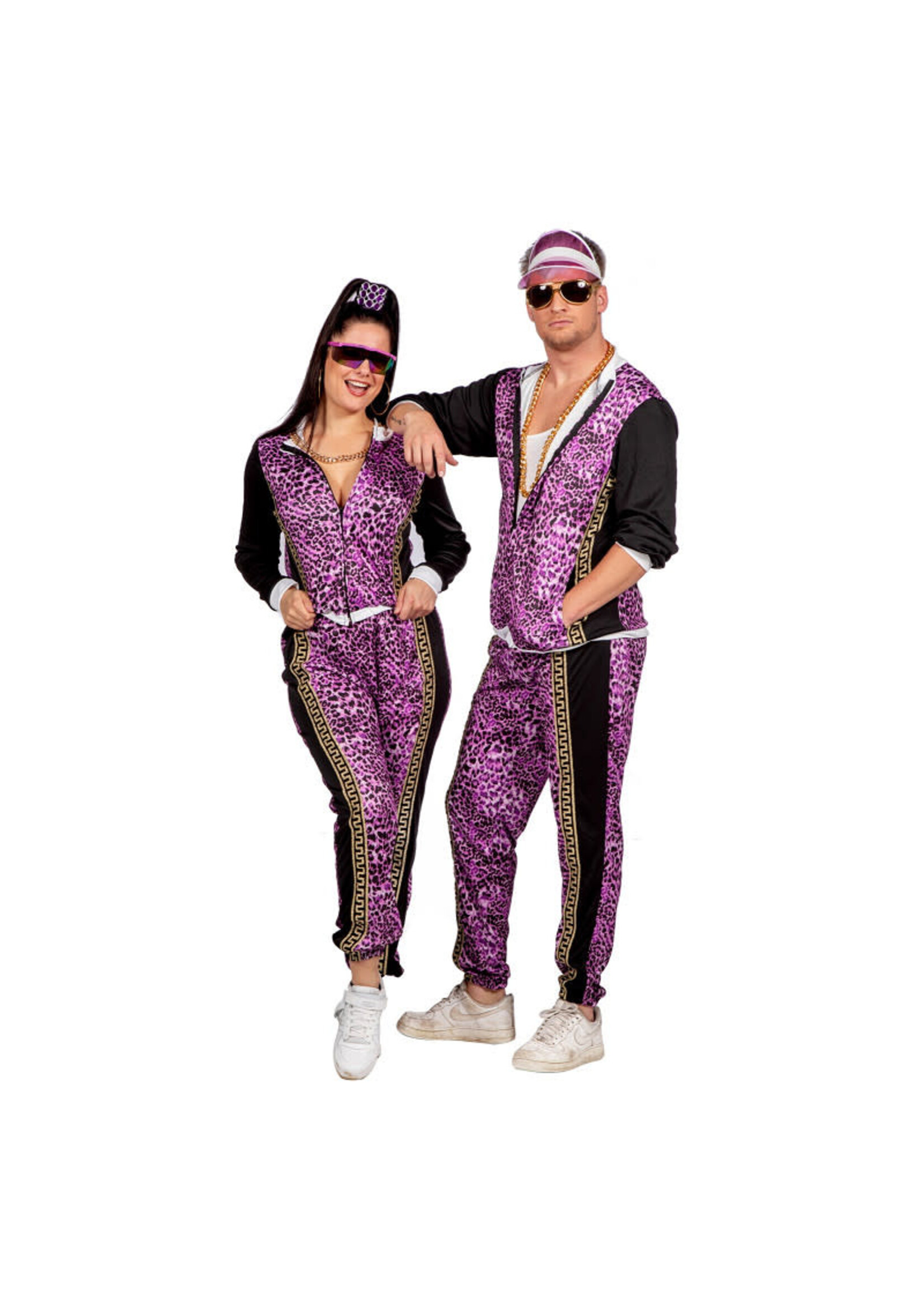 Wilbers & Wilbers Trainingspak panter purple heer