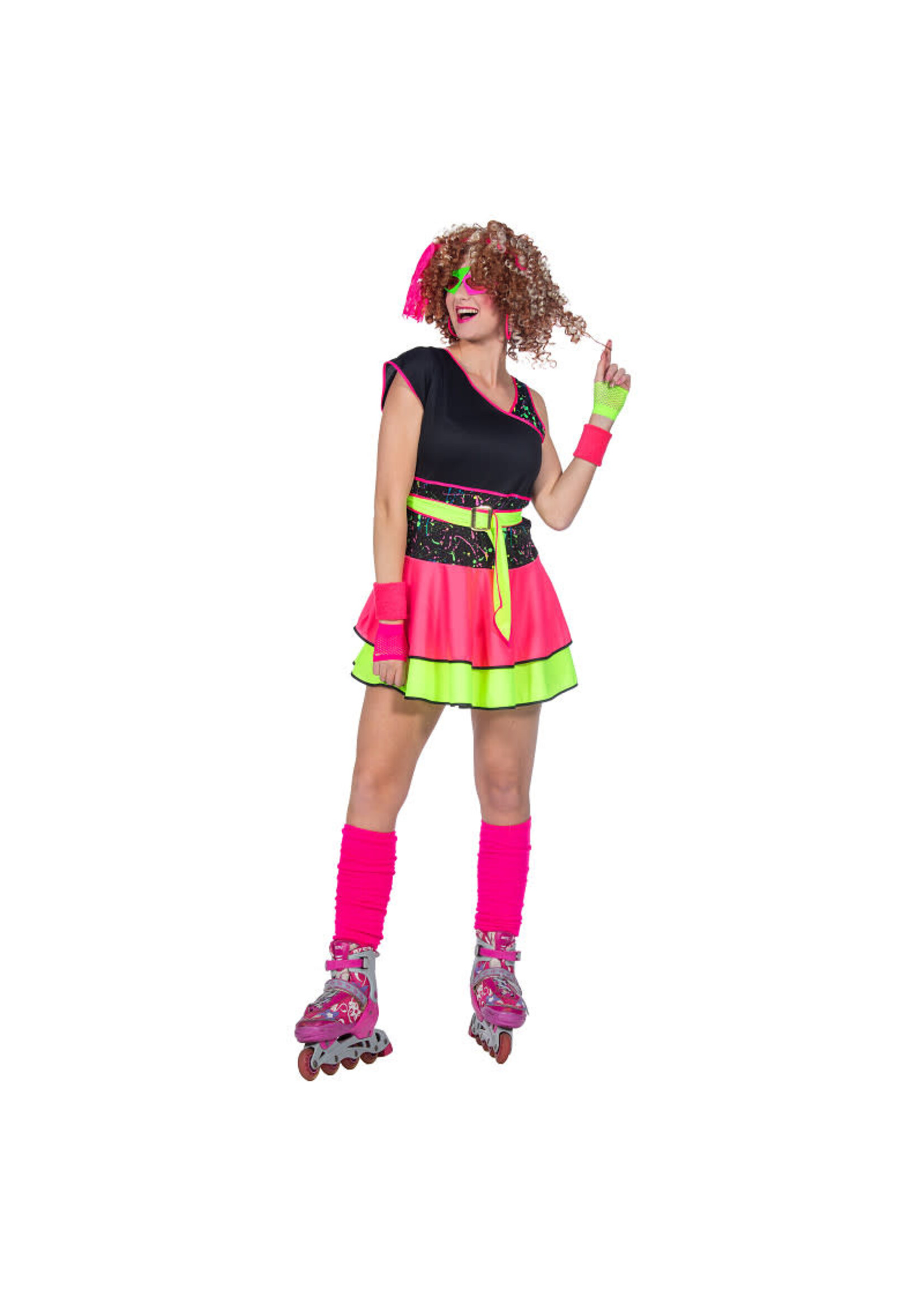 Wilbers & Wilbers 80's jurkje neon Dames