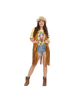 Wilbers & Wilbers Vest hippie lang met franjes