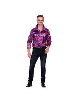 Wilbers & Wilbers Party blouse folie pailletten paars