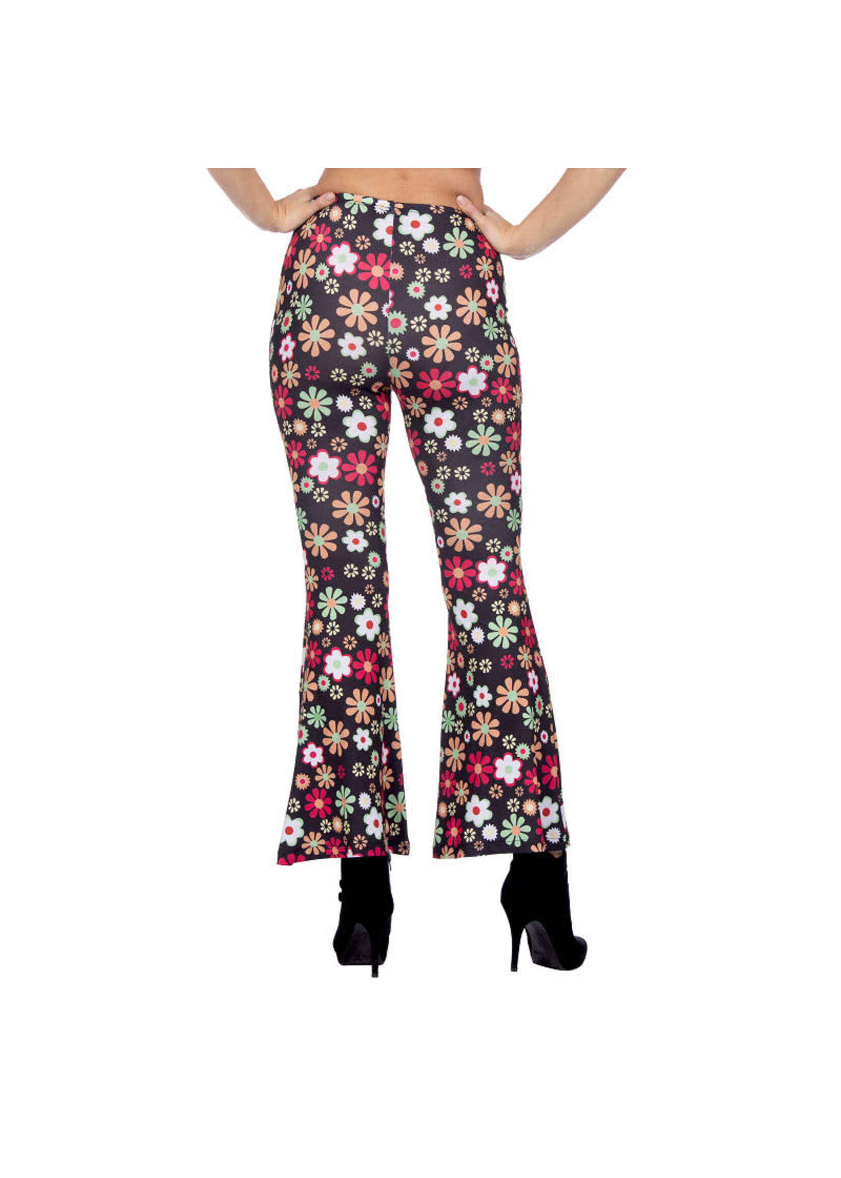 Wilbers & Wilbers Hippiebroek zwart bloemen