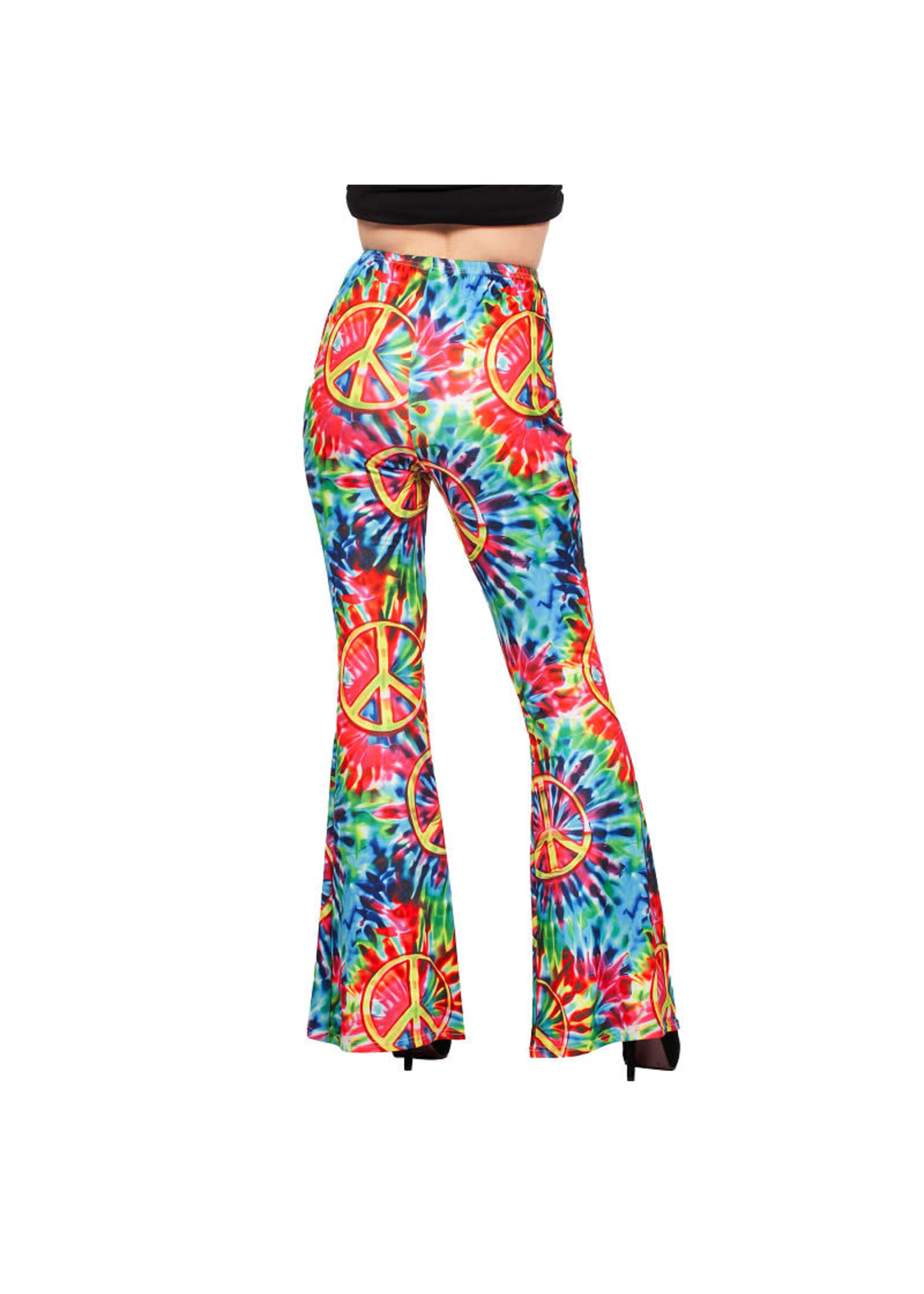 Wilbers & Wilbers Hippiebroek peace tie-dye Dames