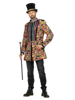 Wilbers & Wilbers Luxe jas zwart met bloemen