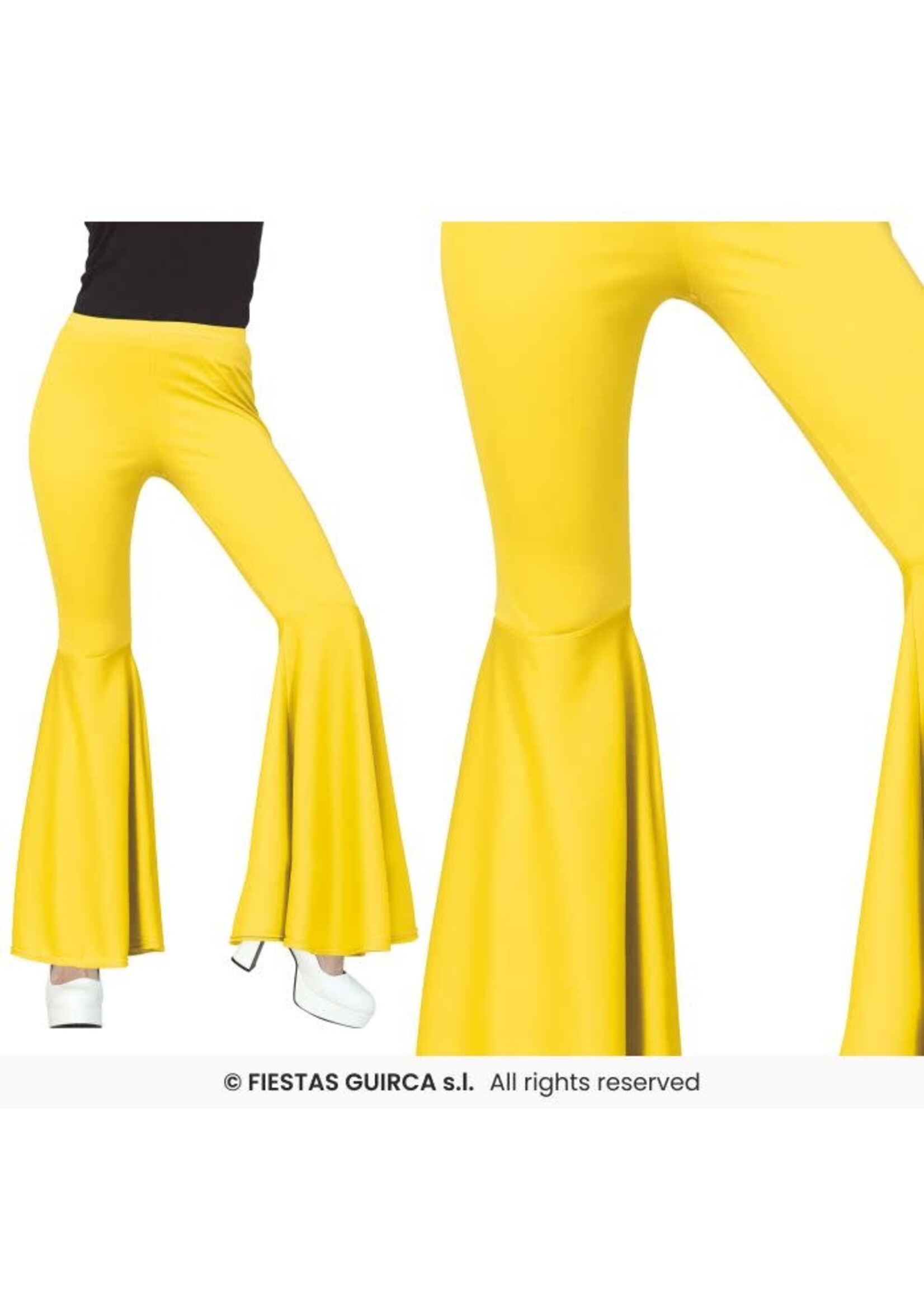 Feestkleding Breda Broek geel