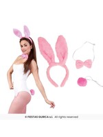 Feestkleding Breda Bunny set roze