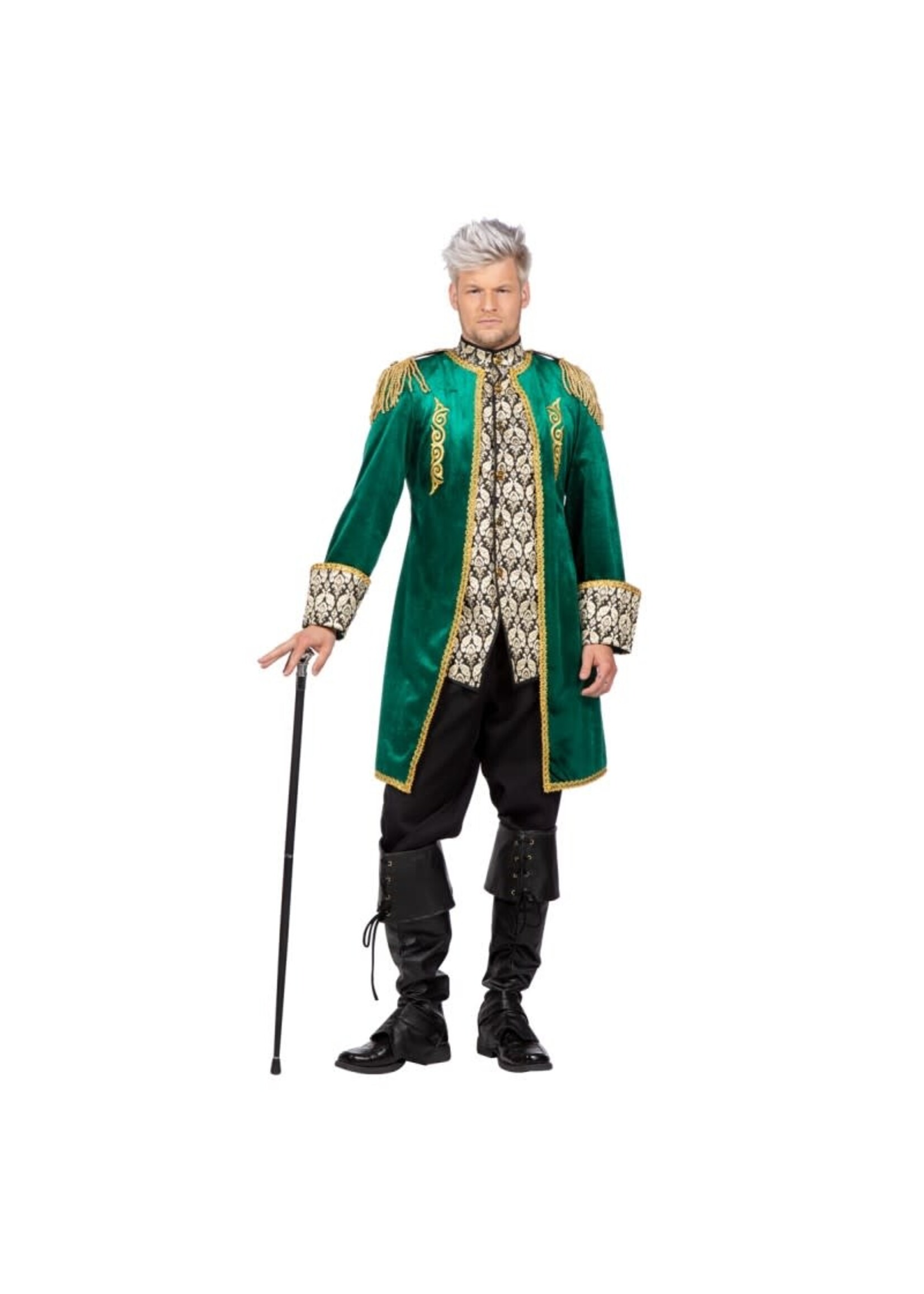 Feestkleding Breda Jas luxe markies groen