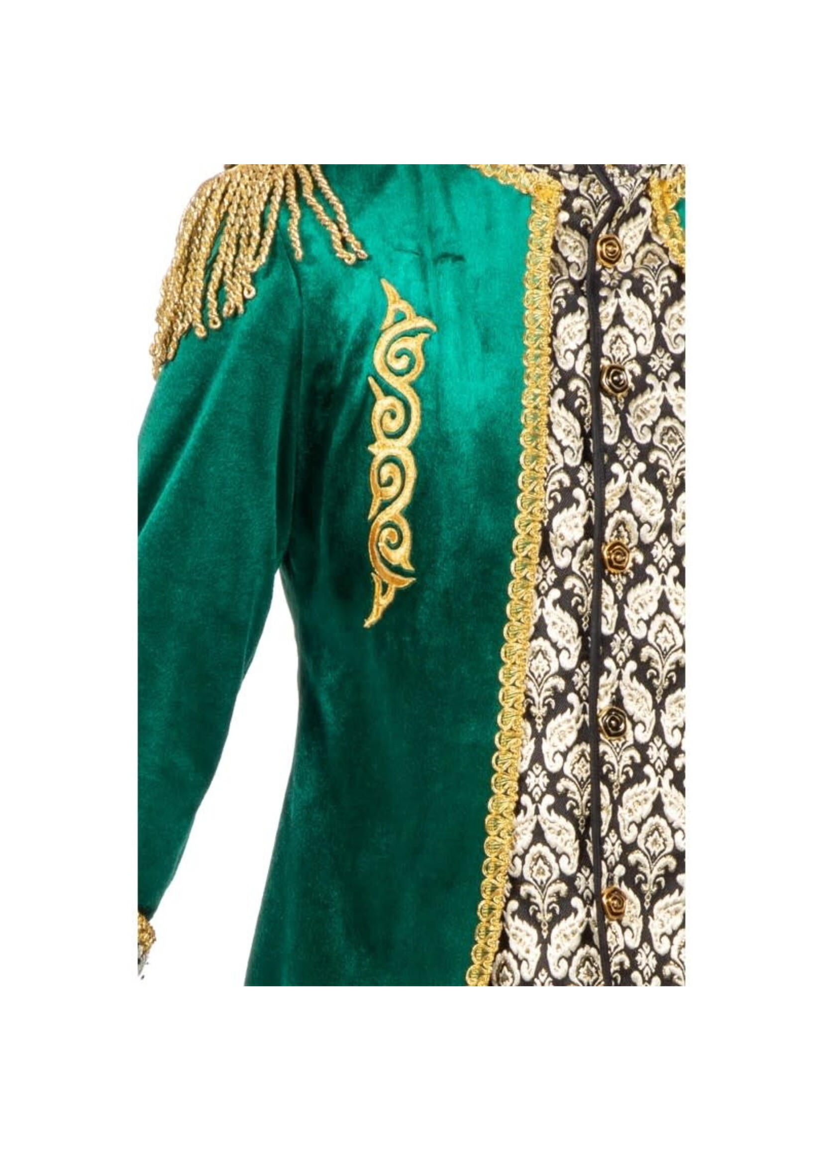 Feestkleding Breda Jas luxe markies groen