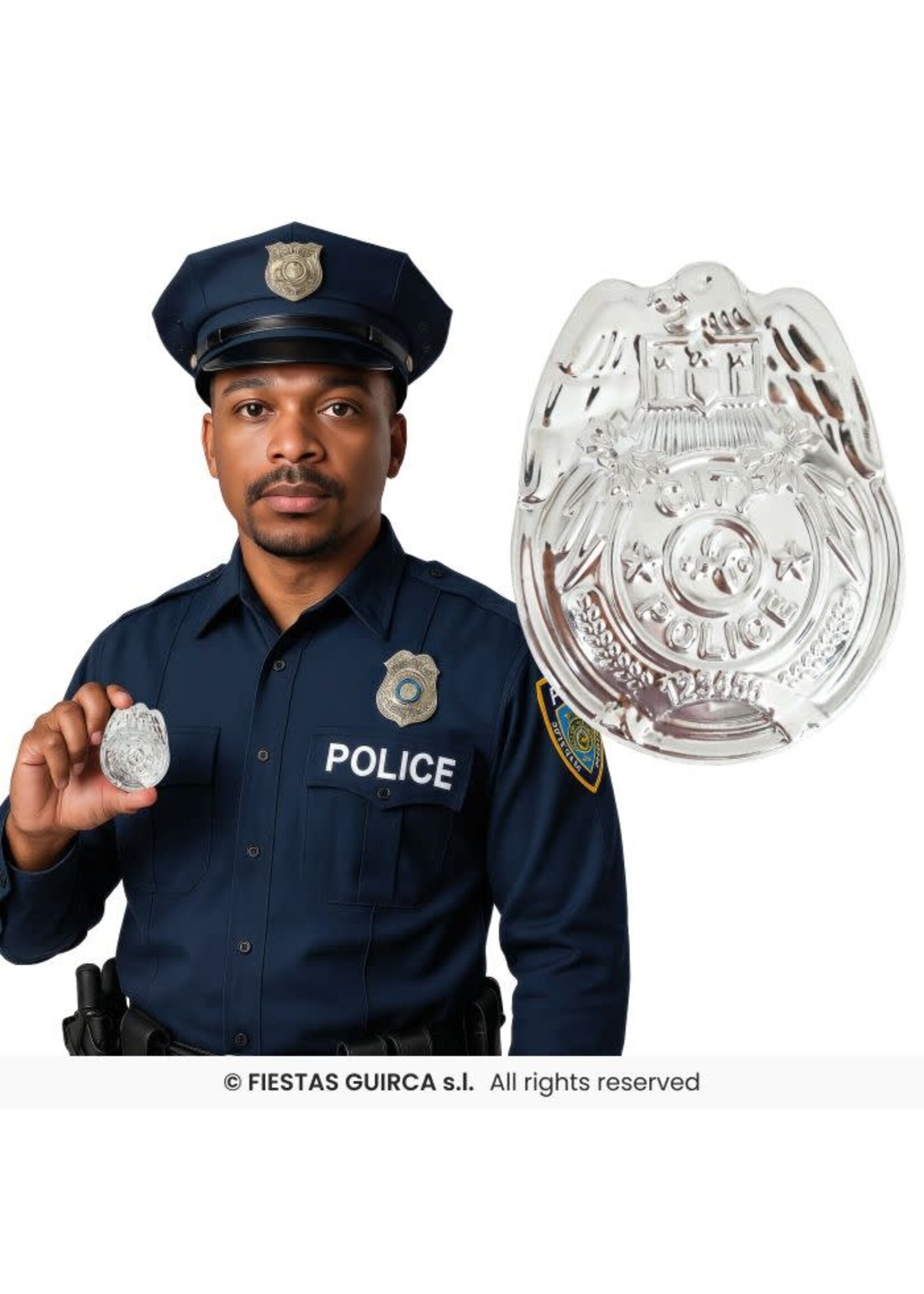 Feestkleding Breda Badge politie