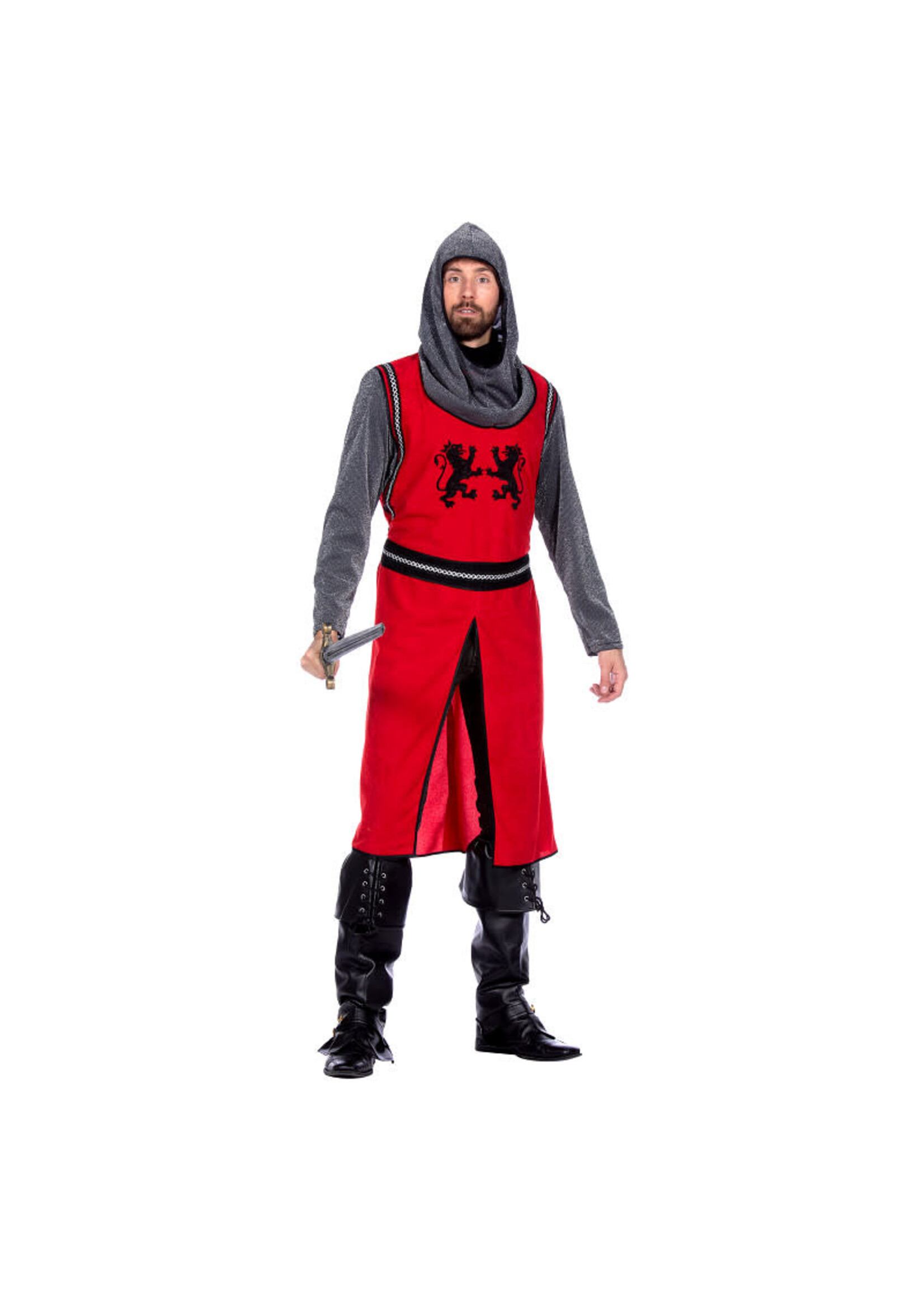 Wilbers & Wilbers Middeleeuwse ridder rood/grijs Heren