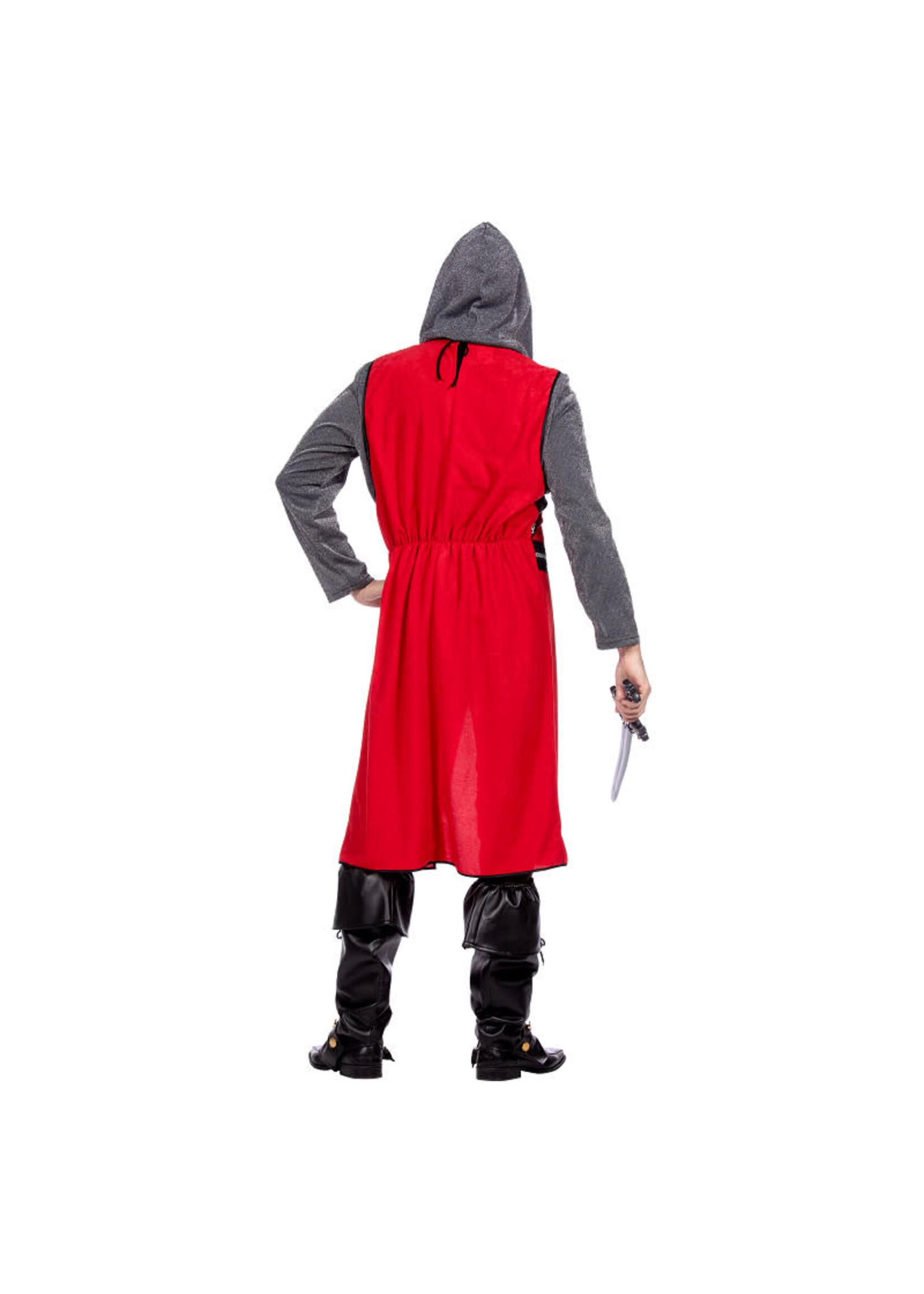 Wilbers & Wilbers Middeleeuwse ridder rood/grijs Heren