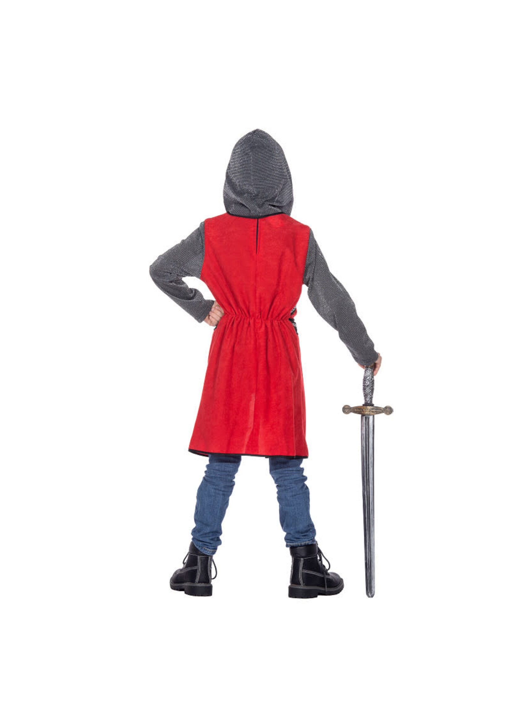 Wilbers & Wilbers Middeleeuwse ridder rood/grijs Jongens