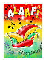 PartyXplosion Raamsticker Alaaf 17 x 25 cm
