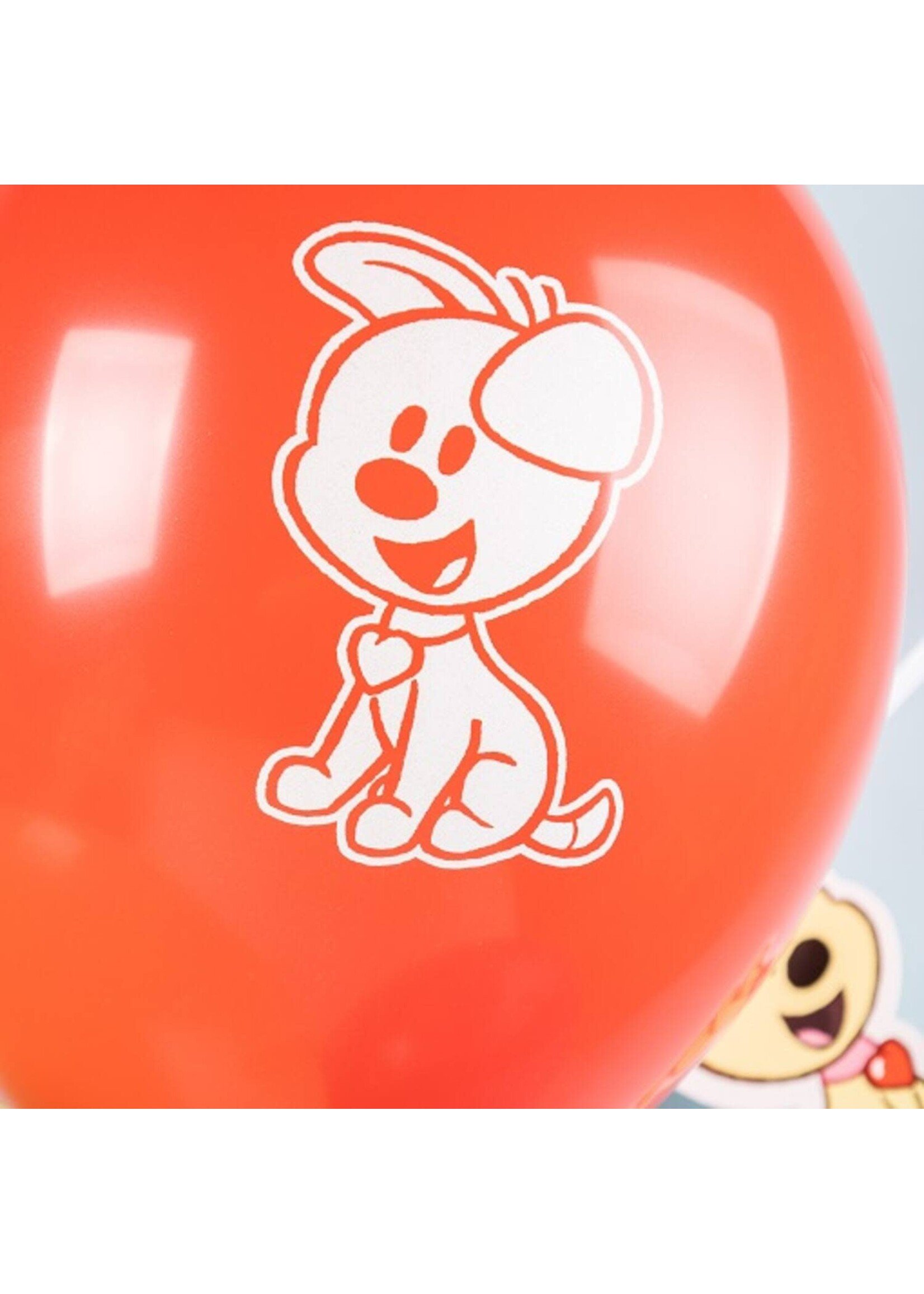 Feestkleding Breda Latexballonnen - Woezel en Pip - 33 cm - 6 stuks