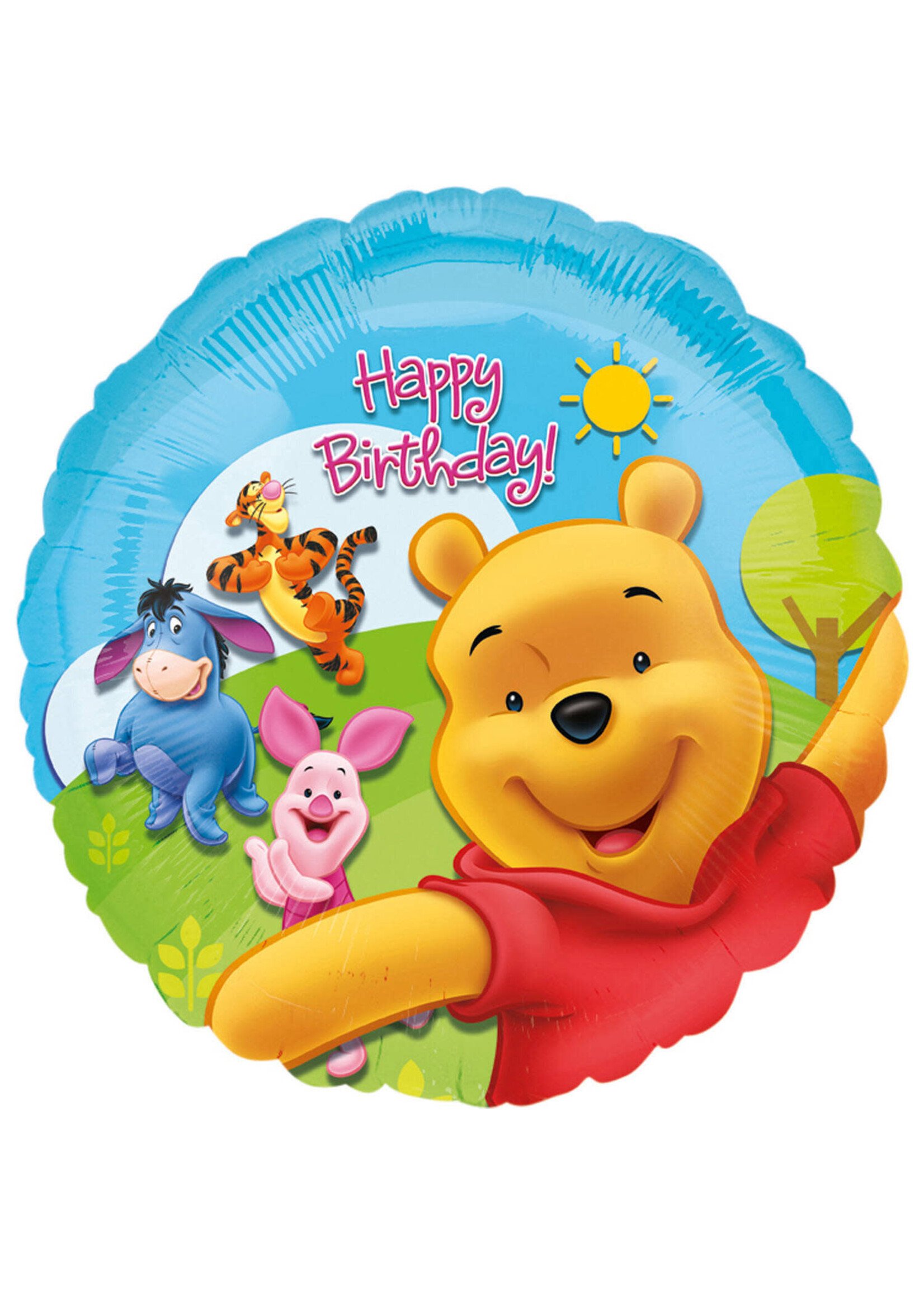 Feestkleding Breda Folieballon - Winnie de Poeh - Happy Birthday
