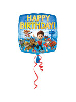 Feestkleding Breda Folieballon - Paw Patrol - Happy Birthday