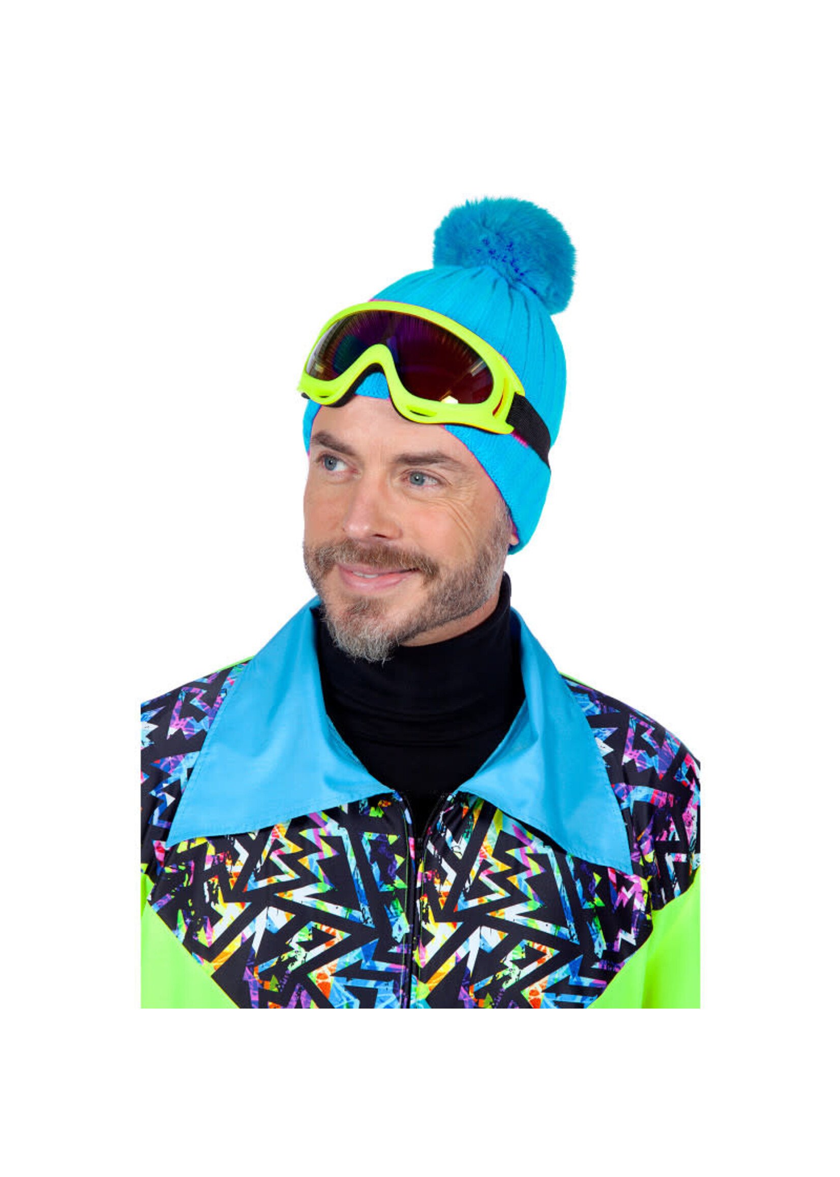 Wilbers & Wilbers Skimuts aqua met pom