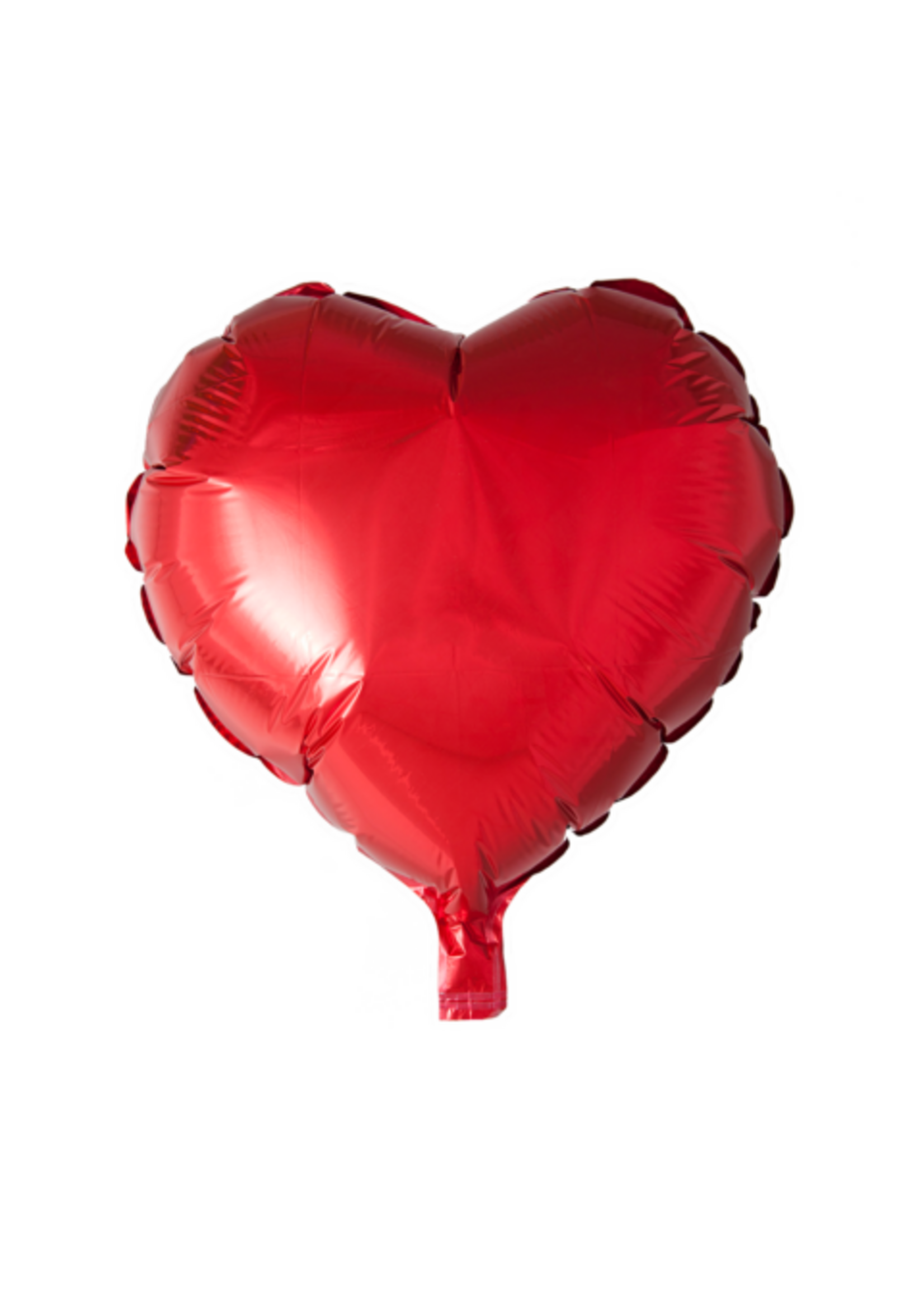 We Fiesta Party Folieballon hartvormig rood 18inch/30cm