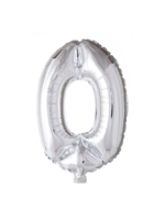 We Fiesta Party Folieballon cijfer 0 40inch/102cm