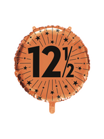 We Fiesta Party Folieballon 12,5 jaar koper 18 inch / 46 cm