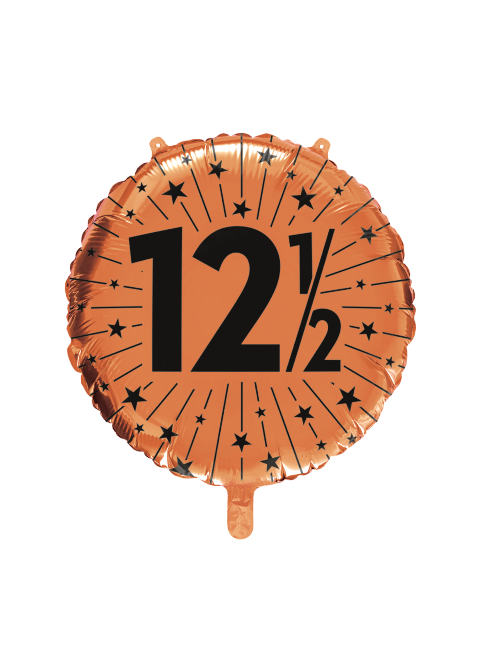 We Fiesta Party Folieballon 12,5 jaar koper 18 inch / 46 cm