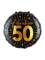 We Fiesta Party Folieballon  Abraham 18 inch / 46 cm