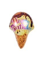 Feestkleding Breda Folieballon ijsje happy birthday 60 cm