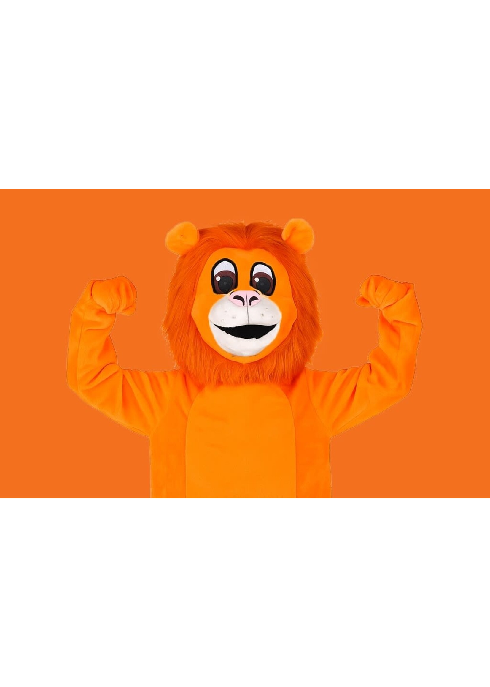 Thetru Mascotte kostuum Oranje WK Leeuw
