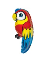 We Fiesta Party Folieballon papegaai 28 inch / 71 cm