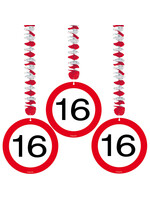 Feestkleding Breda Hangdecoratie Verkeersbord 16