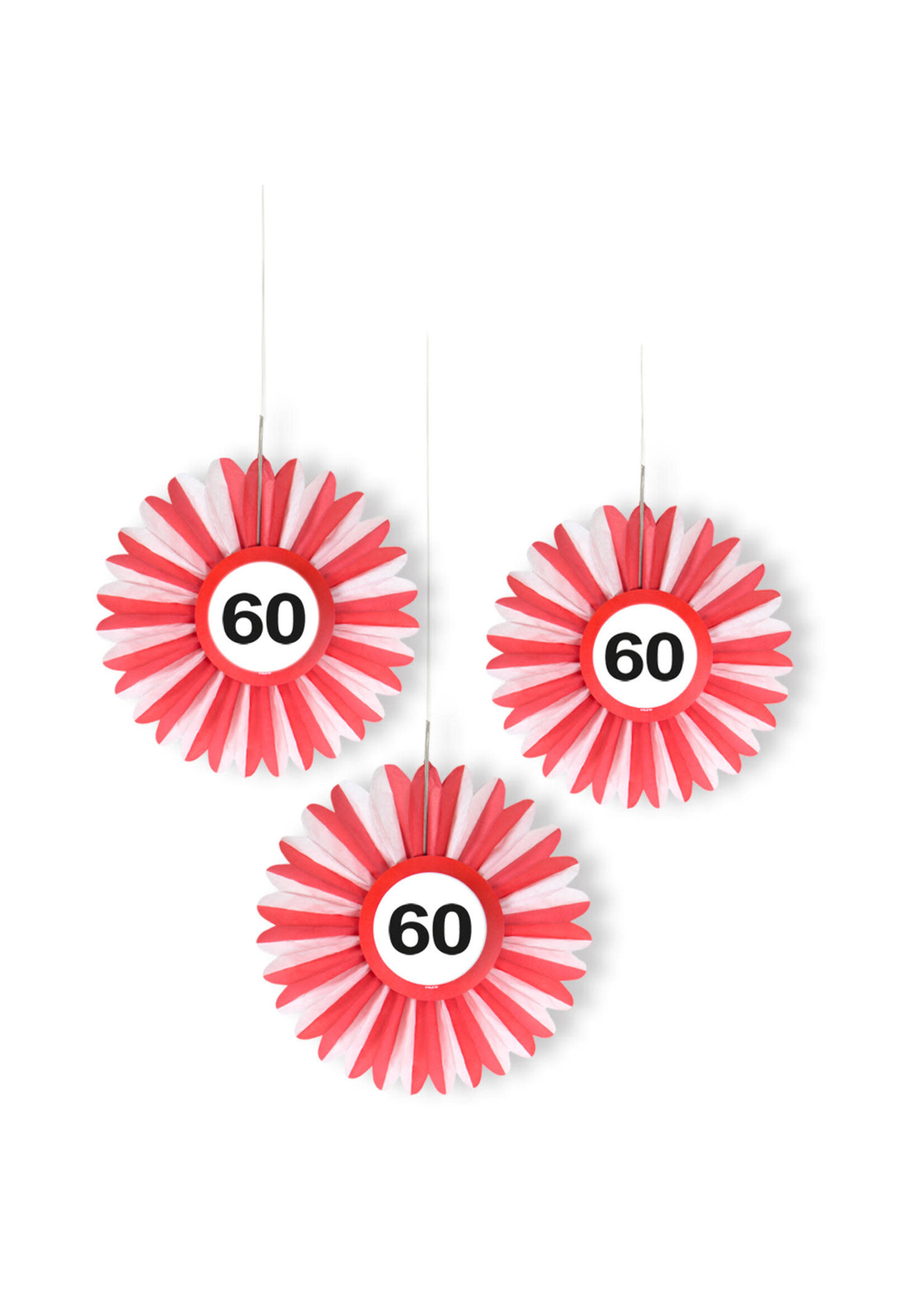 Feestkleding Breda Honeycumb verkeersbord 60