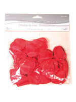 Feestkleding Breda Luxe donkerrode rozenblaadjes