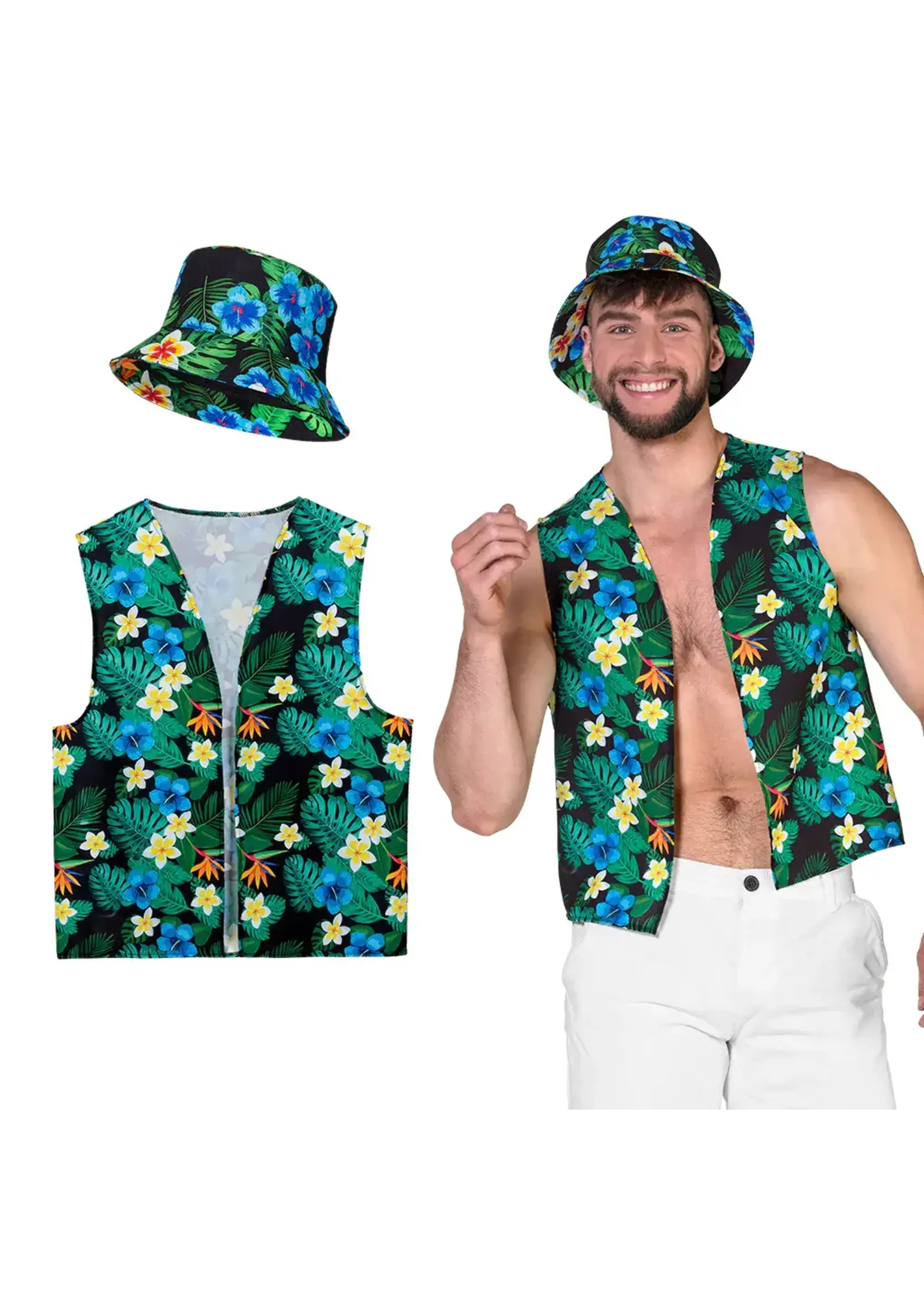 Boland Set Toerist (hoed en gilet M/L)