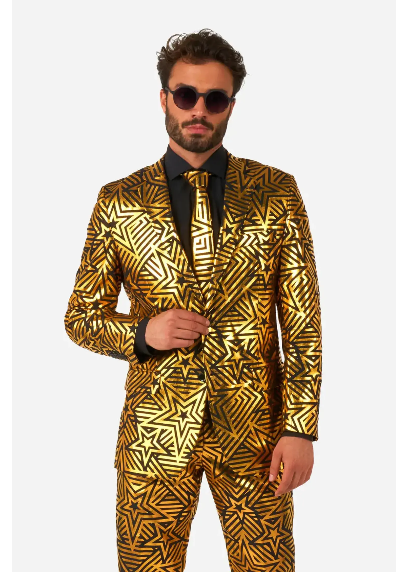 OppoSuits OppoSuits Golden Geo Star Heren kostuum