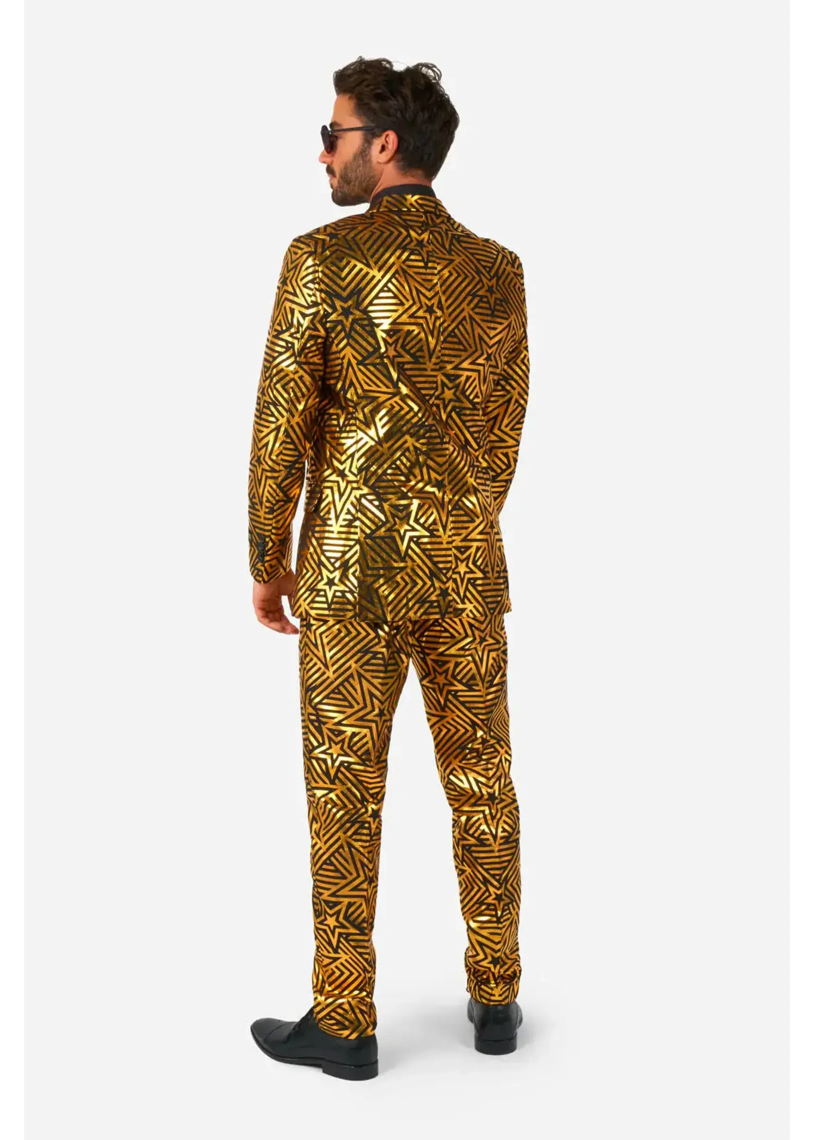OppoSuits OppoSuits Golden Geo Star Heren kostuum